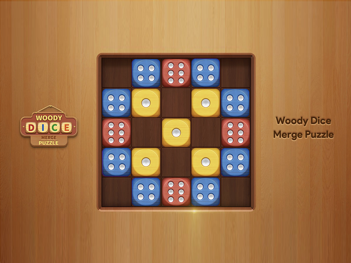 Woody Dice - Merge Puzzle